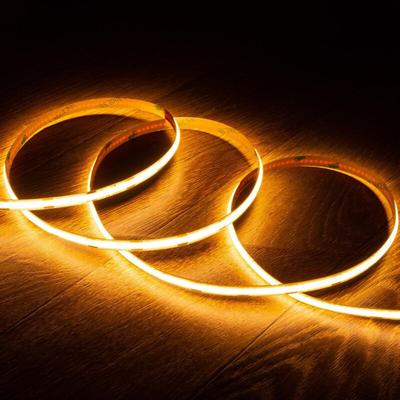 Efectoled - LED-Streifen 12V dc cob 320 LED/m 5m IP20 CRI90 Breite 8mm Schnitt alle 2.5cm 2200K Image