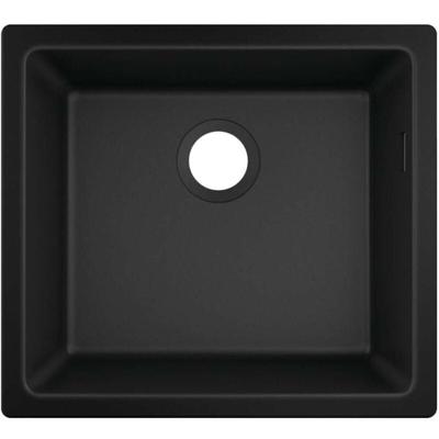 Abwäschen - Granit-Unterbauspülbecken S510-U450, Graphitschwarz 43431170 - Hansgrohe Image