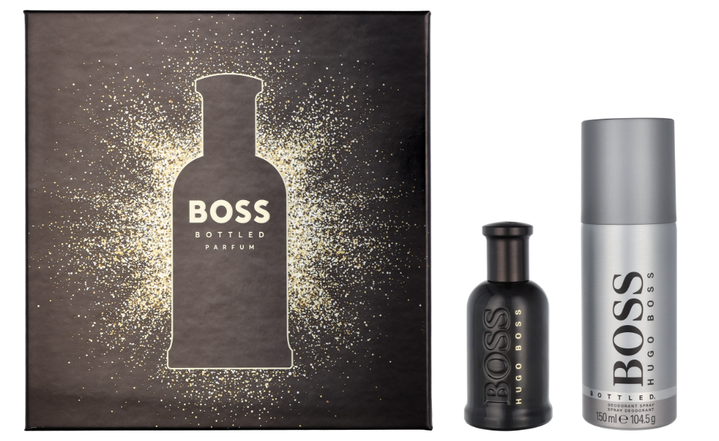 Hugo Boss Unisex Bottled Parfum 50ml + Deodorant Spray 150ml Gift Set - One Size | Hugo Boss Sale | Discount Designer Brands