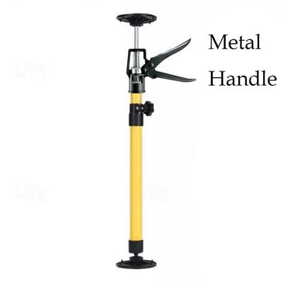 Cabinet Jack Support Pole Quick Adjustable Support Pole Telescopic Steel Rod for Drywall, Cabinets, Crown Moldings, and More - Expands from 45.3 to 114.7 Inches