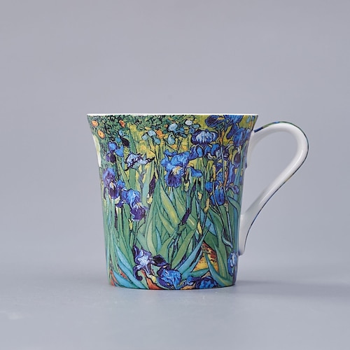 Van Gogh-Tasse aus Knochenporzellan – kreative und künstlerische Kaffeetasse aus Keramik mit berühmtem Ölgemälde-Design – einzigartige Porzellantasse in Geschenkbox für den Heimgebrauch Image