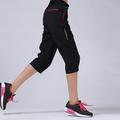 Per donna Maglia da escursione Estate Esterno Traspirante Asciugatura rapida Tasca con cerniera Leggero Pantaloni capri Sotto il ginocchio Nero Rosso rosa Caccia Pesca Scalate L XL XXL XXXL 4XL