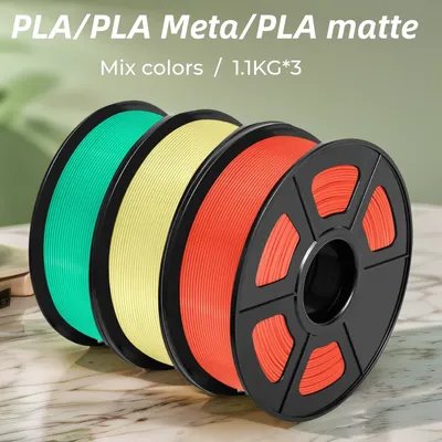 JAYO 3D PLA/PLA Meta/PLA Matte Printer Filament 1.75mm 1.1KG/roll For Bambu FDM 3D Printer Neatly