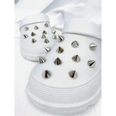 22pcs Diy Rivets For Punk Style Garden Shoes, Detachable Shoe Accessories Decorative Buckle