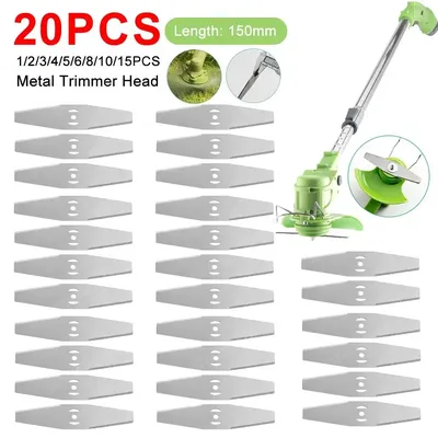 150mm Replacement Saw Blades Metal Grass String Trimmer Head Lawn Mower Fittings Parts Home Garden