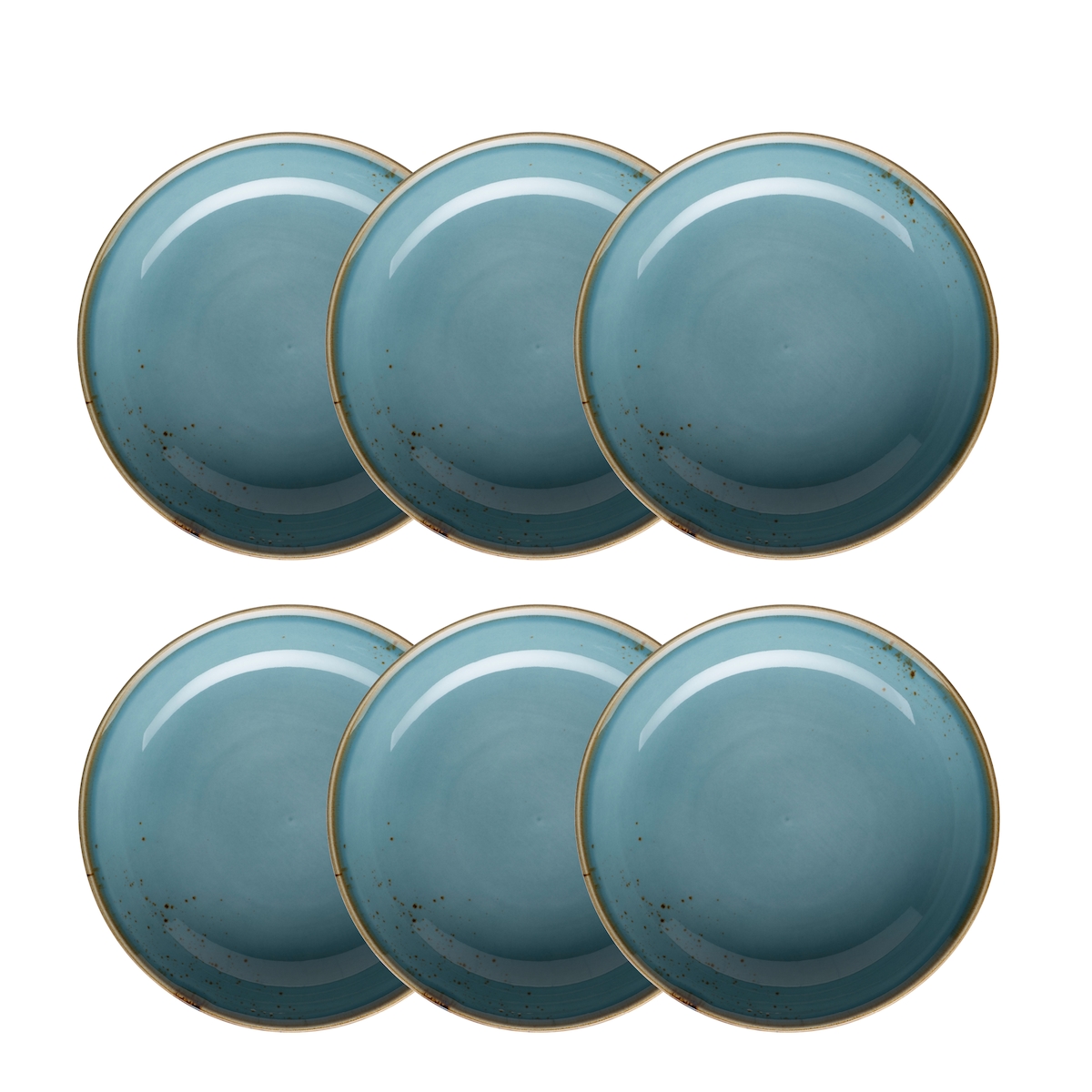 MÄSER Teller tief 21 cm Blau 6er Set, PINTAR blau, 594030 Image