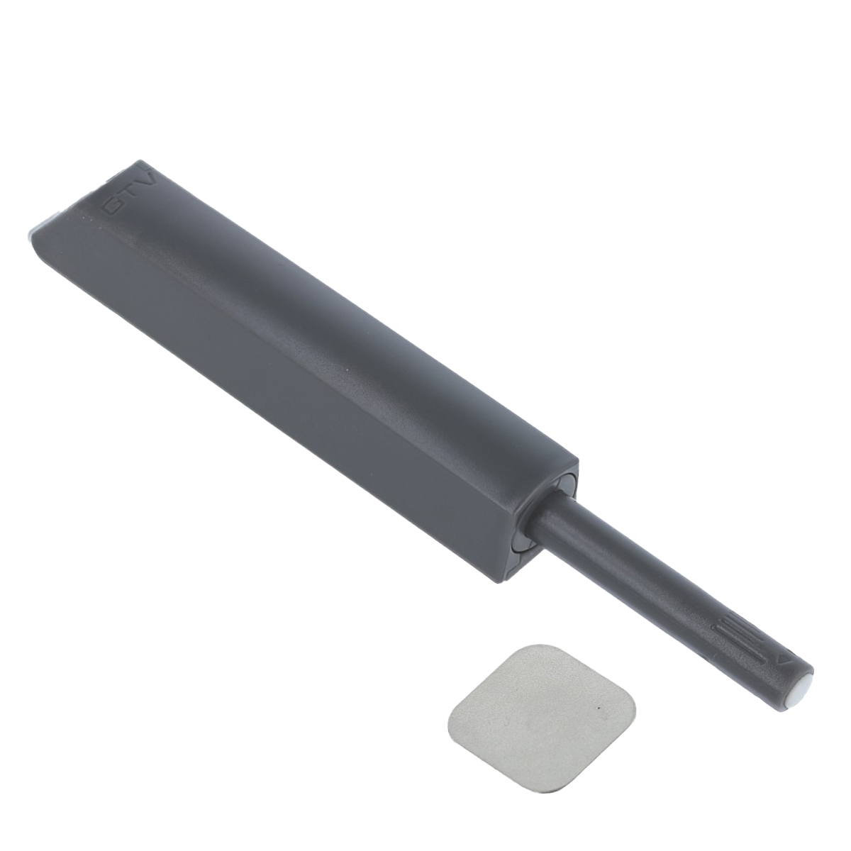 MS Beschläge Anthrazit lang Magnetspitze Türschnäpper Türanschlagsdämpfer Drucktüröffner Image