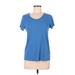 J.Crew Active T-Shirt: Blue Activewear - Women's Size Medium