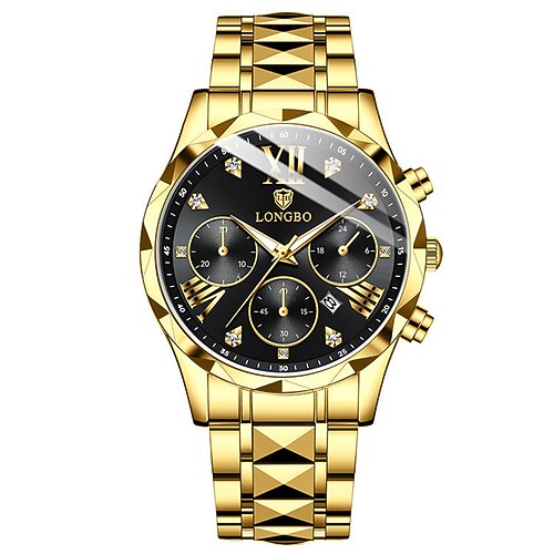 Montre à Quartz LONGBO pour Hommes Mode Montre-bracelet d'Affaires