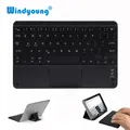 Tastiera Bluetooth wireless touch per tablet Android PC portatile Mini tastiera Bluetooth wireless portatile universale con touchpad