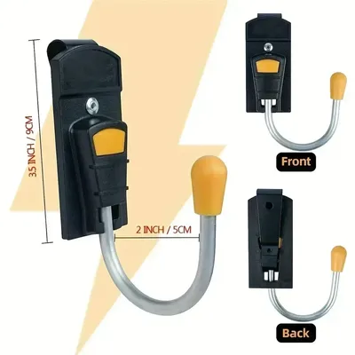 2025 New 360 ° Rotation Multifunctional Portable Belt Tool Hook Electrician Carpenter Electric Tool Adhesive Tape Accessory Hook