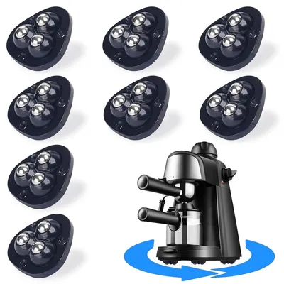 Self Adhesive Mini Caster Wheels, 360 ° Rotation, Swivel Wheels for Small Kitchen Appliances