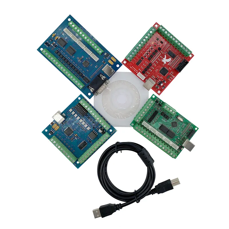 1 pz Breakout board interface driver scheda CNC USB MACH3 100Khz 4 assi 5 assi interfaccia driver motion controller driver BOARD