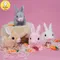 Giocattoli di peluche elettrici Giocattoli per bambini Coniglio Giocattoli elettrici colorati per
