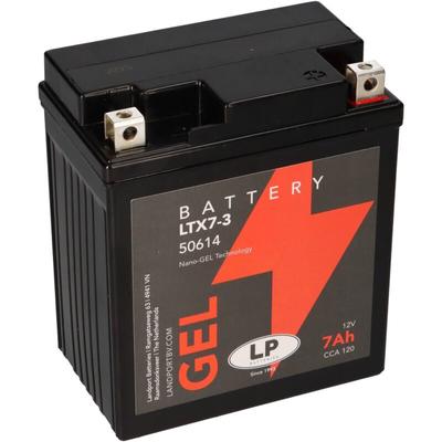 Batterie 12V 7Ah für Motorrad Startbatterie mg LTX7-3