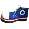 34cm angepasst blau clown schuhe für erwachsene große runde kopf stiefel lustige joker cosplay club leistung zubehör glücklich partei