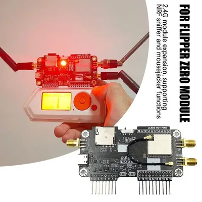 Für Flipper Null Multifunktionale Expansion Board Wifi 2,4g Modul High Gain Cc1101 Modul 3 In 1 Image