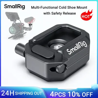 Small rig universelle Kalt schuh halterung, multifunktion aler Schuh adapter mit Sicherheits freigabe für DSLR-Kamera-Rig-Mikrofon licht-206