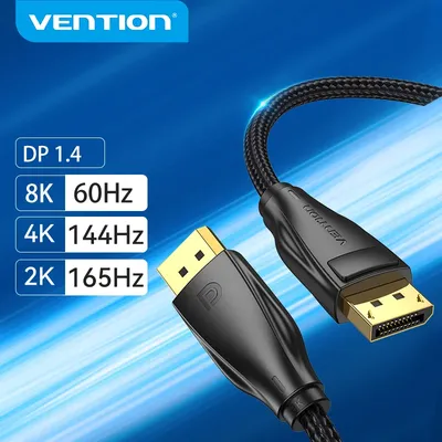 Vention Displayport-Kabel 16K 8K Video-Audiokabel für PC Laptop PS5 PS4 Xbox TV Box Projektoren Mi Box DP-Kabel Display-Port Image