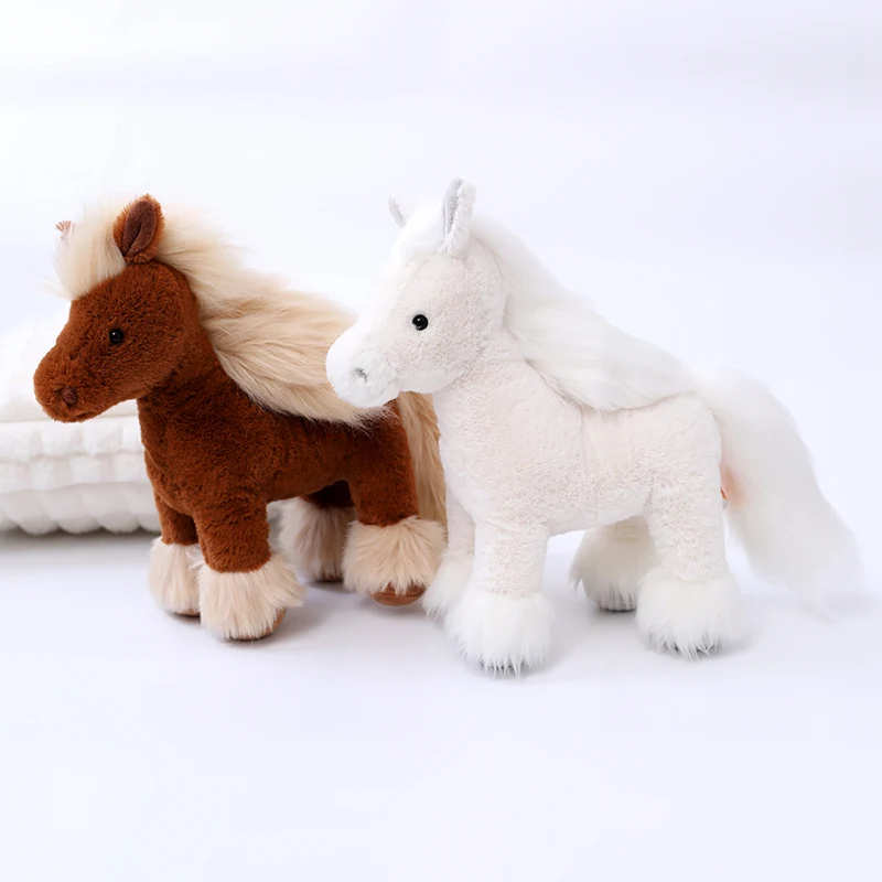 25/30/40cm kawaii Pferd Plüschtiere schöne simulierte Pony puppen ausgestopft weiches Tier Spielzeug Geburtstags geschenk