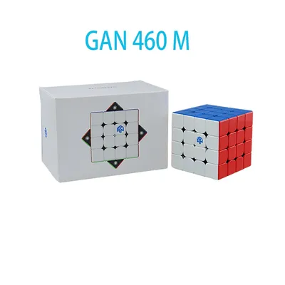 Gan 460 m 4x4 magnetischer magischer geschwindigkeit würfel aufkleber loses profession elles zappeln Image