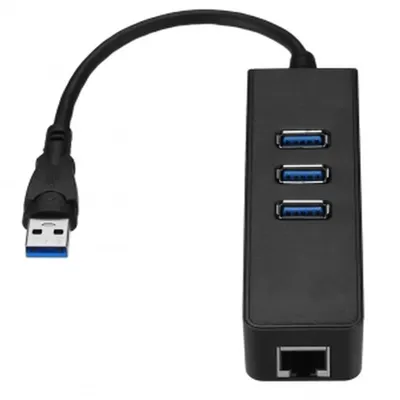 3 ports USB 3,0 Gigabit Ethernet LAN netzwerk RJ45 Adapter Hub zu 1000Mbps PC Mac