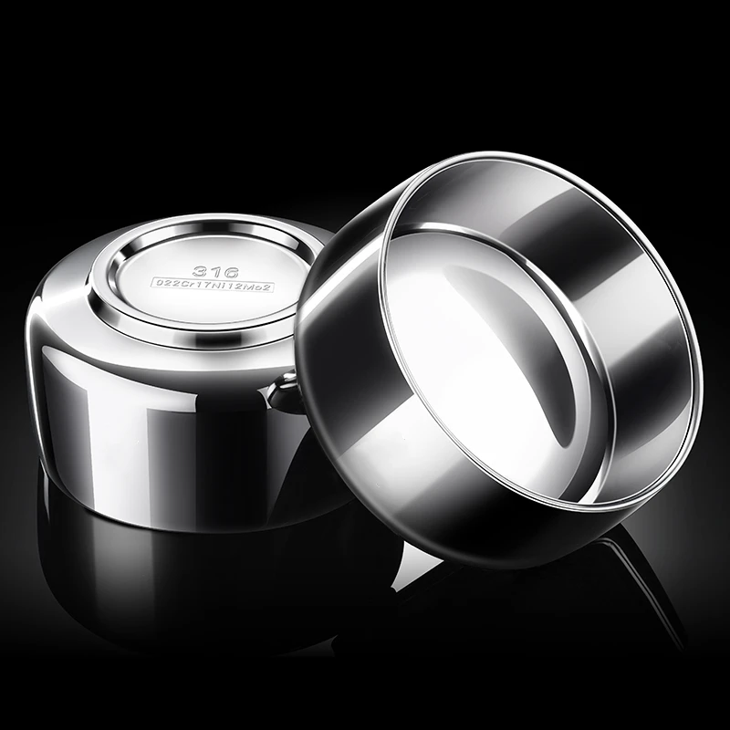 Lfgb Zertifikat 316l Edelstahls chale wärme isolierend warm halten 380ml 526ml Lebensmittel behälter sicher Baby Kinder geschirr
