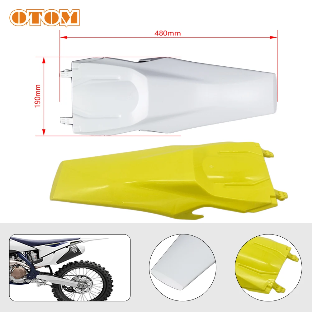 Für HUSQVARNA Motorrad Kotflügel Hinten Kotflügel Schwanz Schlamm Schutz Kunststoff Körper Abdeckung FC TC FE TE FX TX 125 150 250 350 450 2019-2023 Image