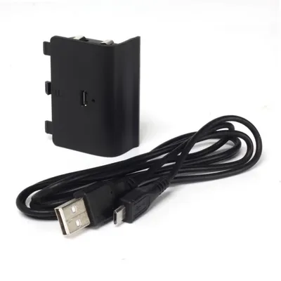 Xbox One 1200 mAh wiederaufladbarer Akku + USB-Ladekabel Image