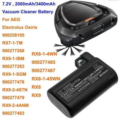 Cameron Sino 2000mAh/3400mAh Akku für Staubsauger AEG Image