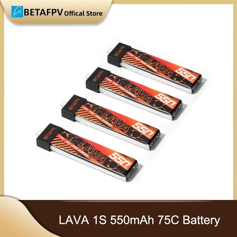 Betafpv Lava 1s 550mah 75c Batterie (4 Stück) Image