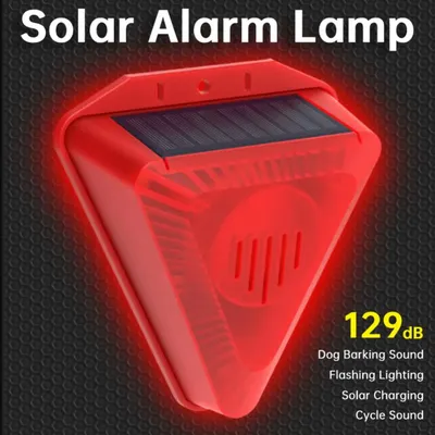 Solar Tier Abweisend Motion Sensor Alarm Lampe Outdoor Solar Power Hund Bellen Schüsse Wasserdichte Sirene Repeller Für Hof Bauernhof