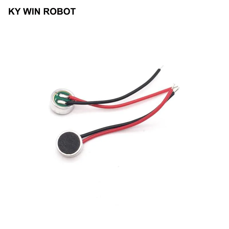 10 Stücke Mini Mikrofon Audio Lautsprecher Electret 6022 6x22mm SG Omnidirektionale Hohe Empfindlichkeit 42BD Mikrofon Lautsprecher mit Linie Image