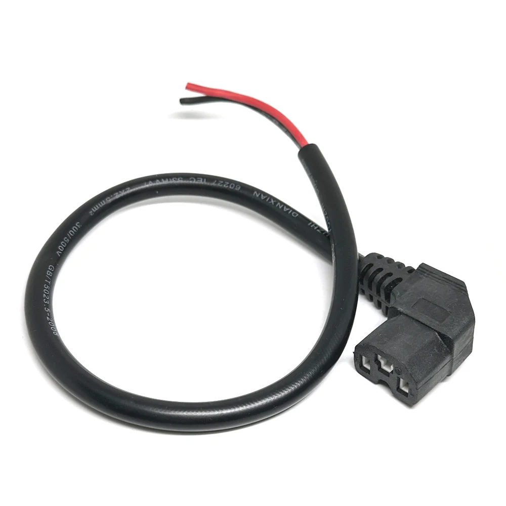 E-Bike Lithium-Batterie-Anschluss, leistungsstarke Ladebuchse, 2,5 mm2 weibliche 6-polige Buchse für Elektrofahrzeuge mit Netzkabel Image