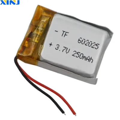 3,7 V 250 mAh Wiederaufladbare Li-Polymer Li Lithium-Batterie Lipo 602025 Für Mp4 GPS Sat Nav Auto Kamera DVC DVR Fahren Recorder DIY
