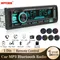 Hippcron 1din Autoradio Stereo Bluetooth MP3-Player Autoradio 60 wx4 FM Empfänger mit Fernbedienung Aux/USB/TF-Karte im Dash Kit