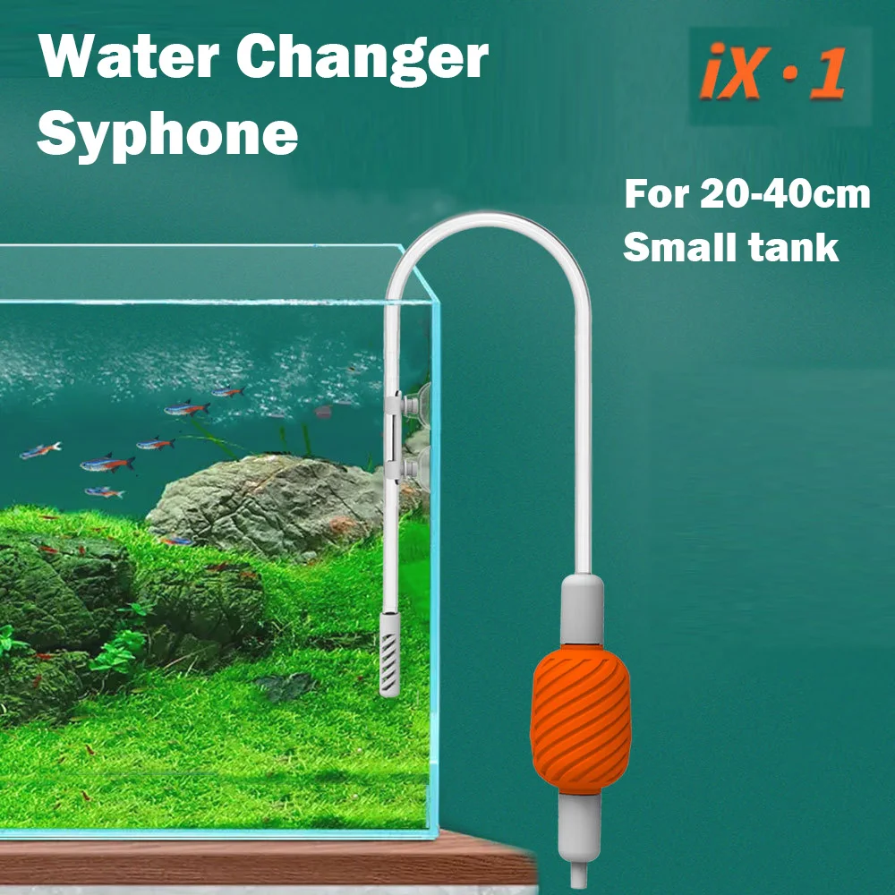 IX-1 Aquarium Wasser wechsler Multi-Tool-Reinigungs werkzeuge liefert Set manuelle Aquarium Siphon Zubehör Fishbowl Akvarium Reiniger Image