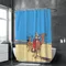 Rideau de Douche Pliant Tintin pour Chambre à Coucher, Accessoires Imperméables, Salle de Bain,