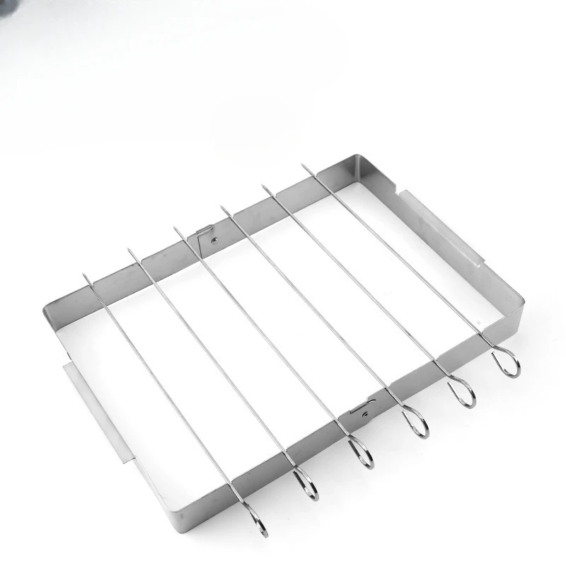 Outdoor Edelstahl faltbare Grill ablage tragbare und einfache Grill Grill ablage Grill Picknick Grill Rack kommt mit Grills pieße