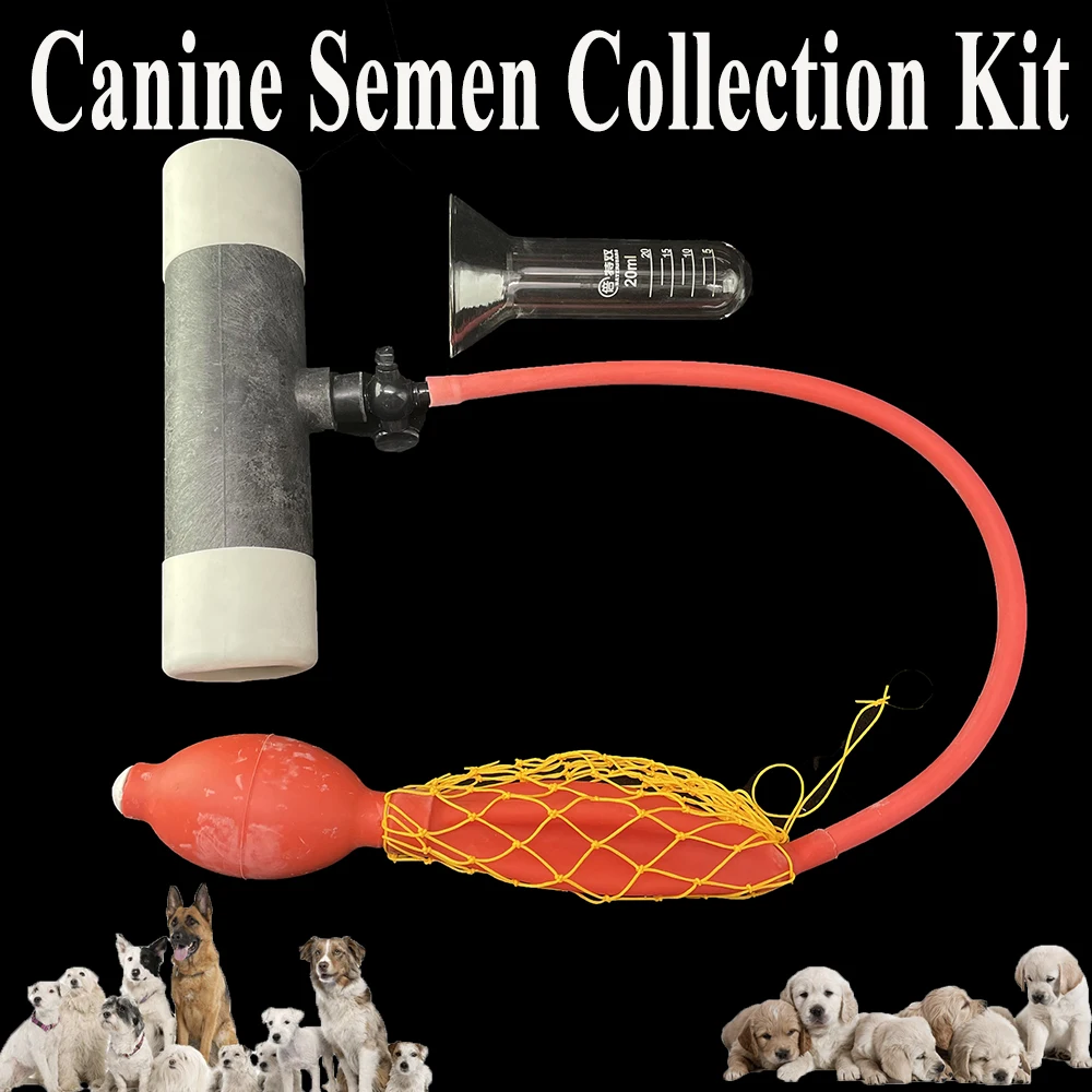 1SET Hund Künstliche Befruchtung Kit Haustier Männlich Hund Spermien Sammeln Gerät Samen Sammlung Glas 30ML Flasche Skala Klinik Image