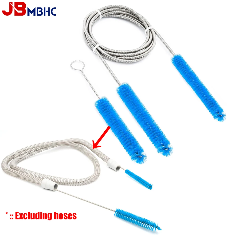 CPAP-Schlauch-Reinigungsbürste, CPAP-Schlauchmaskenbürste, geeignet zum Reinigen von 7-Fuß-Schläuchen und Doppelbürstenköpfen mit 22 mm und 19 mm Durchmesser Image