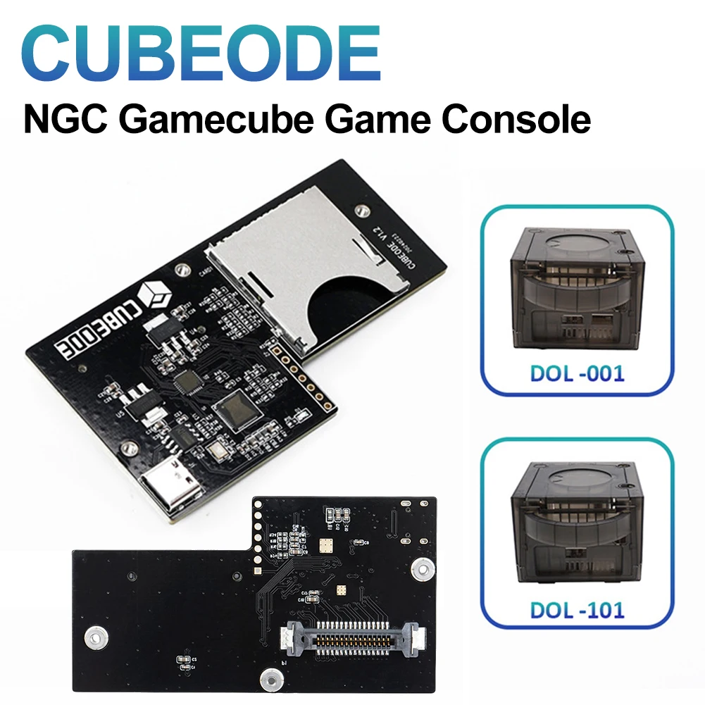 Cubeode v2.0 optisches Laufwerk Emulator Board Nr. sd2sp2/sdgecko erforderlich ersetzen Original-DVD-Laufwerk für ngc gamecube DOL-001 & DOL-101 Image