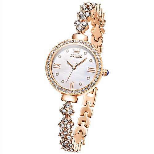 Neue Olevs Olevs Marke Modetrend Damenuhren Kalender mit Diamanten einfache Freizeit Quarzuhr wasserdichte Sport vielseitige Damenarmbanduhren