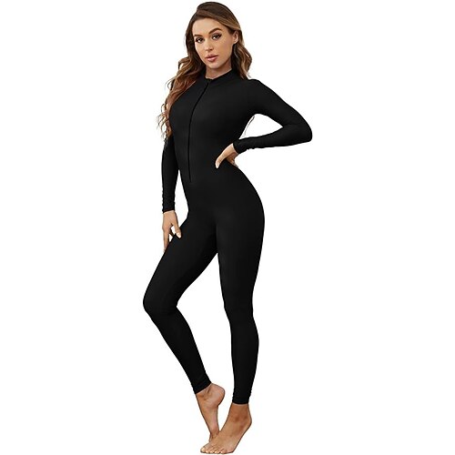 Zentai-Anzüge Cosplay Kostüm Ganzkörperanzug Ninja Karnevalskostüm Ganzkörperanzug Königstag Damen Trikots Sexy Kostüm Einfarbig Elasthan Lycra Kostüm für Halloween Karneval Maskerade Erwachsene