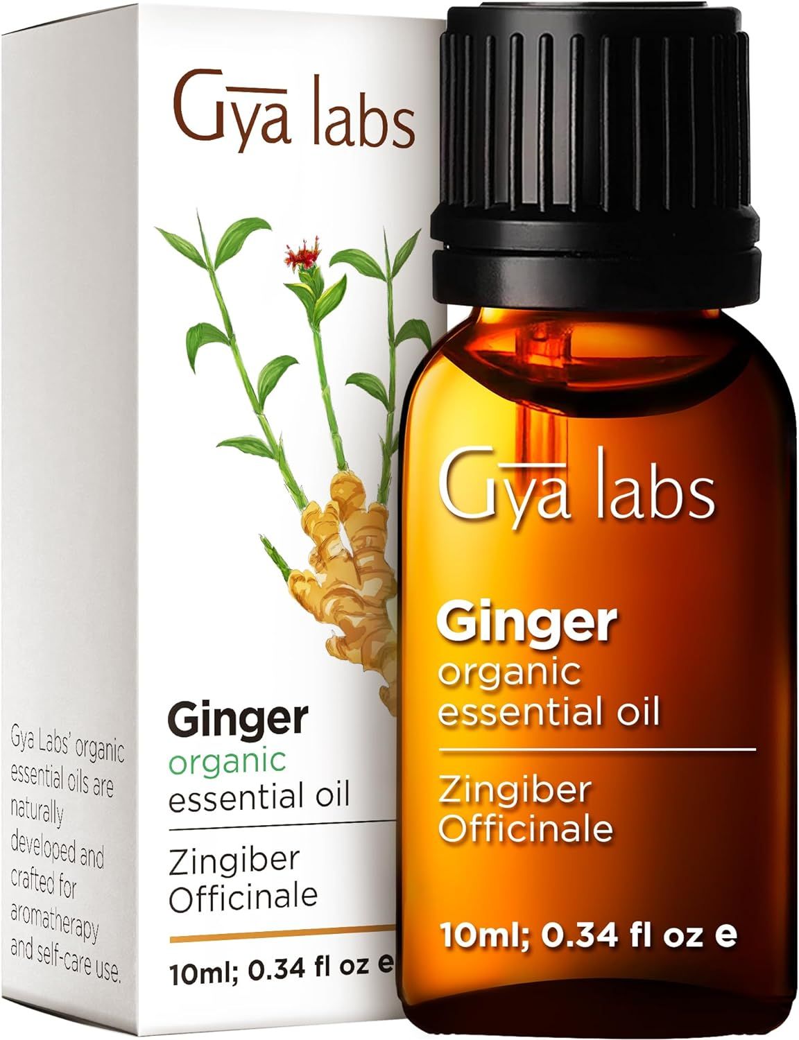 Gya Labs Olio di zenzero biologico puro 10 ml