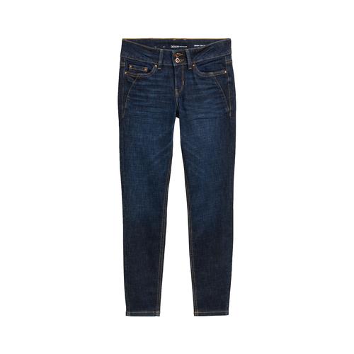 TOM TAILOR DENIM Damen Jona Extra Skinny Jeans, blau, Uni, Gr. 26