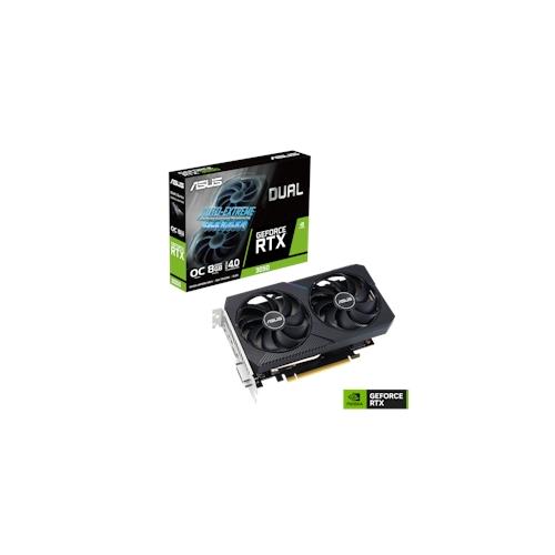 ASUS Dual GeForce RTX 3050 V2 OC Edition 8GB GDDR6 Gaming Grafikkarte