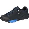 Schnürschuh WALDLÄUFER "H-Fritz", Herren, Gr. 10, schwarz (nachtblau, schwarz), Gummi, Nubukleder, Textil, kontrastfarbene Details, sportlich, Schuhe, Freizeitschuh, Outdoorschuh, Sneaker mit TEX-Ausstattung, H-Weite