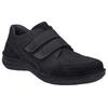 Klettschuh JOSEF SEIBEL "New Anvers 85", Herren, Gr. 45, schwarz, Leder, klassisch, Schuhe, Freizeitschuh, Halbschuh, Komfortschuh, Klettverschlüsse, Weite K