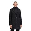 Wintermantel GIL BRET, Damen, Gr. 38, schwarz (schwarz, grau), Web, Obermaterial: 32% Baumwolle, 27% Polyester, 18% Wolle, 18% Polyacryl, 5% sonstige Fasern, unifarben, casual, regular fit kniefrei, Rundhals, Langarm, Mäntel, mit Wolle